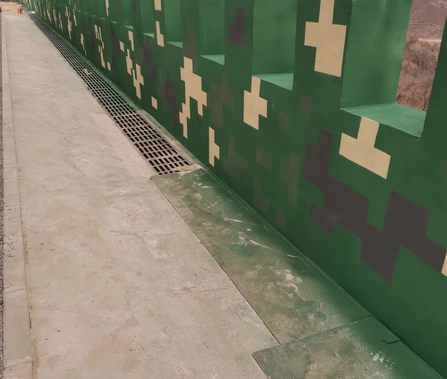 乌兰察布围墙迷彩喷涂,数迷彩漆