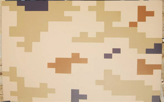 乌兰察布荒漠迷彩漆喷涂